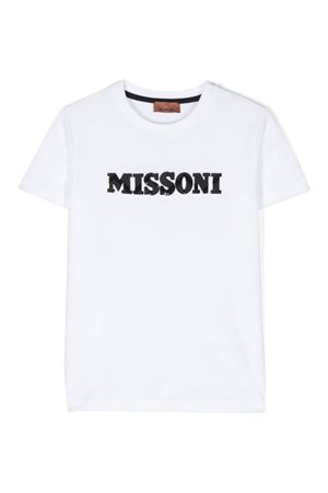 white cotton tshirt MISSONI KIDS | MV8A11J0177100